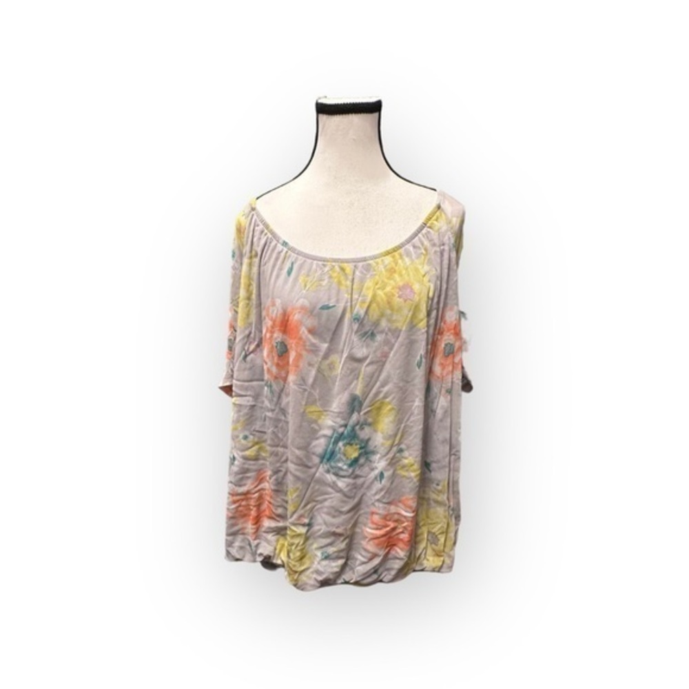Women’s Floral Sheer Layered Top 4x